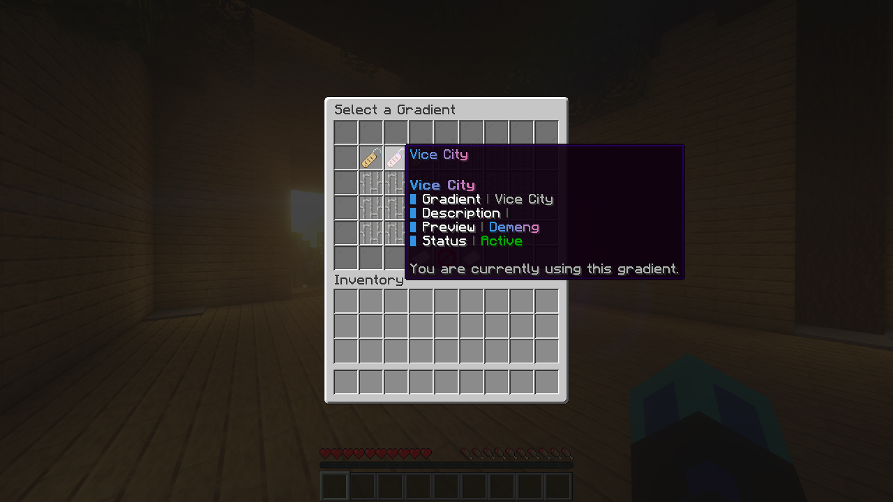 Active gradient display