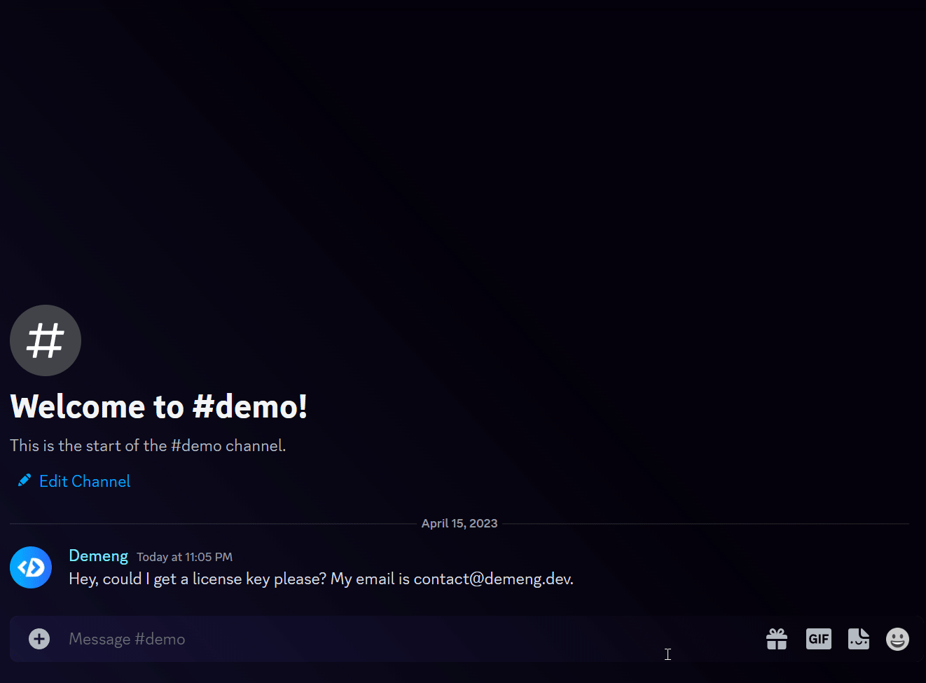 License creation process